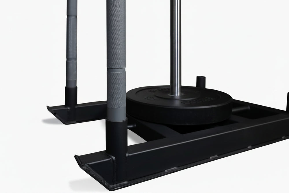 Gym power sled for commercial use on a white background