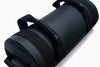 Black sandbag on a white background