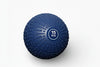 Blue slam ball with '15 KG' marking on a white background