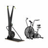 Air exercise bmachine with ski erg machine on a white background