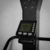 Digital display on a piece of exercise equipment with a gray background