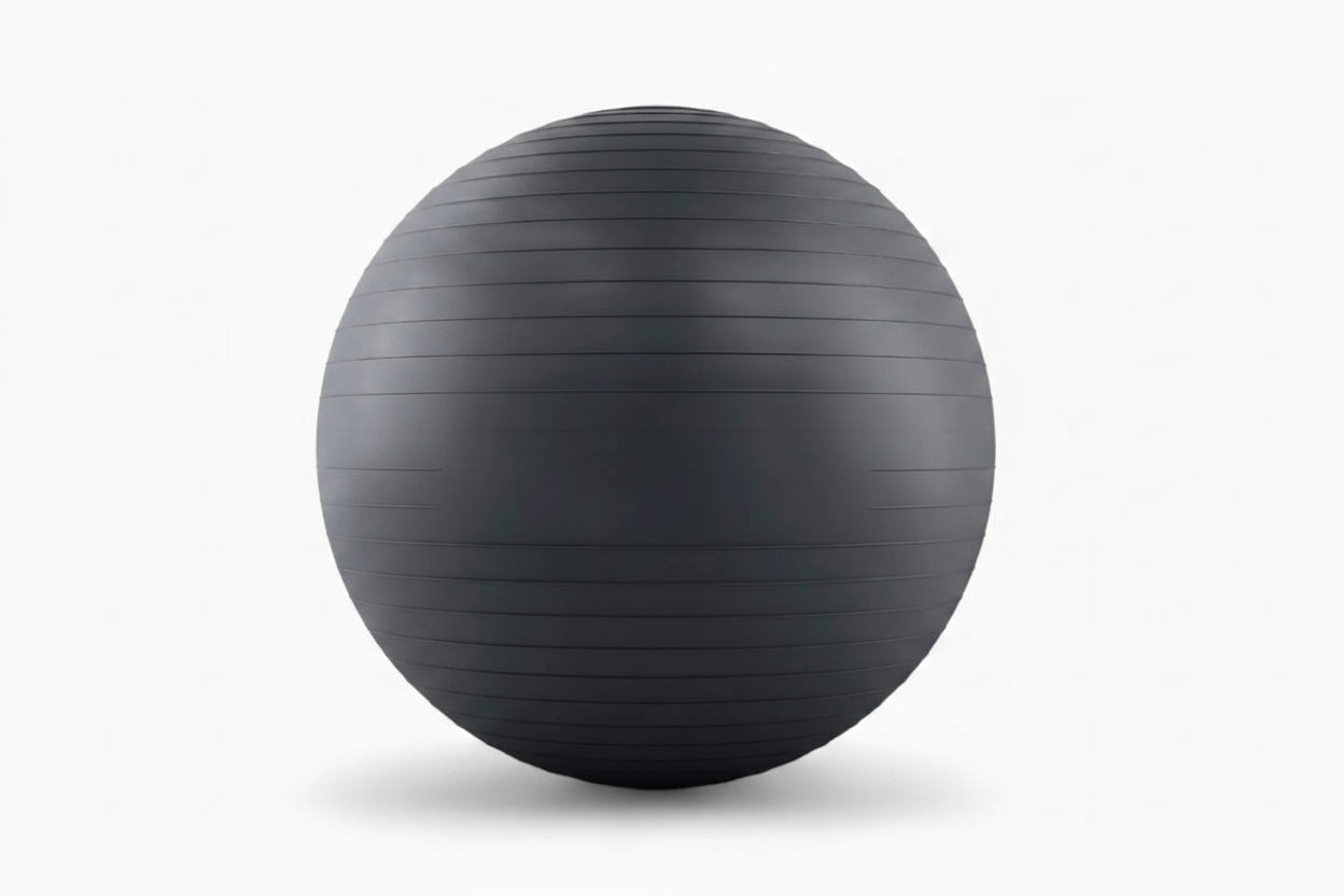 Black exercise ball on a white background - Cheap Ball | Gym Superstore
