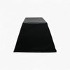 Black hip thrust bench on a white background