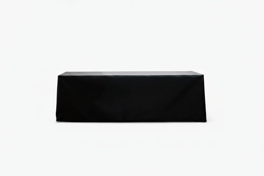 Black hip thrust bench on a white background