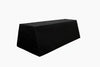 Black gym wedge on a white background