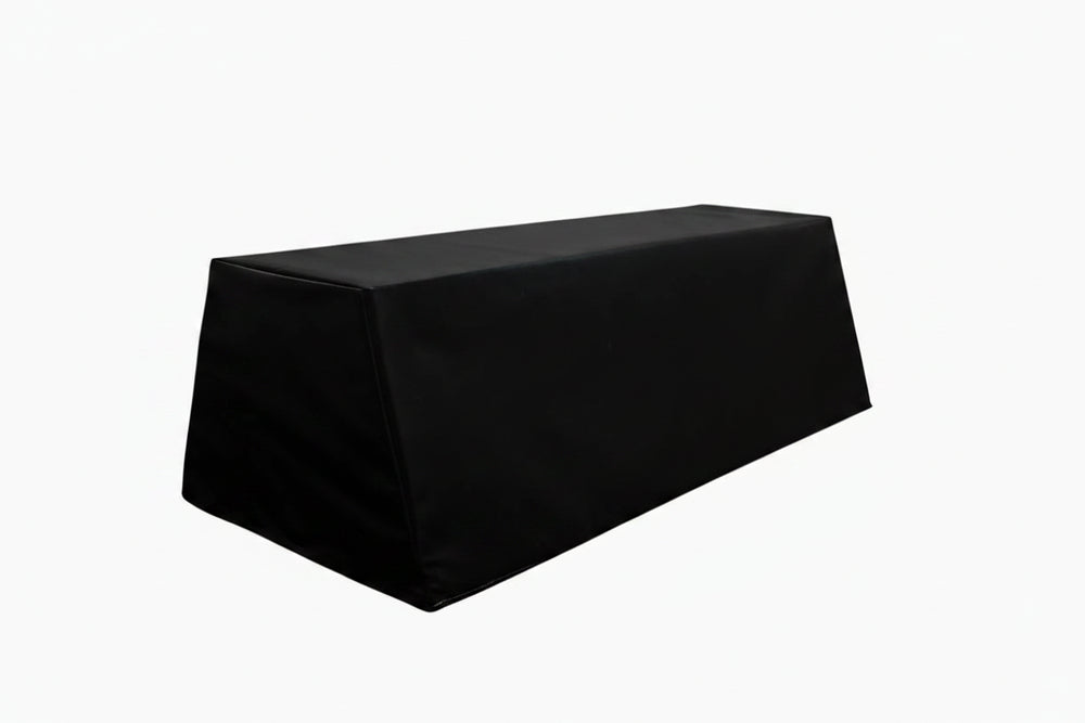 Black gym wedge on a white background