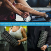 Collage of people using foam rollers in a gym setting with text about foam roller suitability.