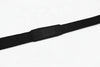 Black gym straps on a white background
