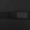 Black weight lifting straps on a black background