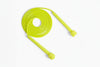 Yellow jump rope on a white background