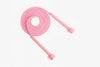 Pink core pace jump rope on a white background