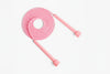 Pink core pace jump rope on a white background