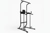Power tower pull up dip station on a white background