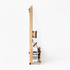 Wooden water rowing machine on a white background