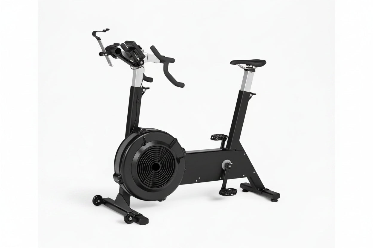 Air resistance exercise bike on a white background Main image