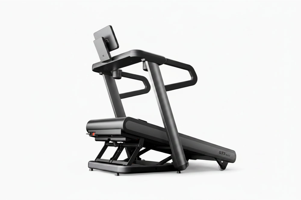 Gym machine with 'GT3 MAX' branding on a white background