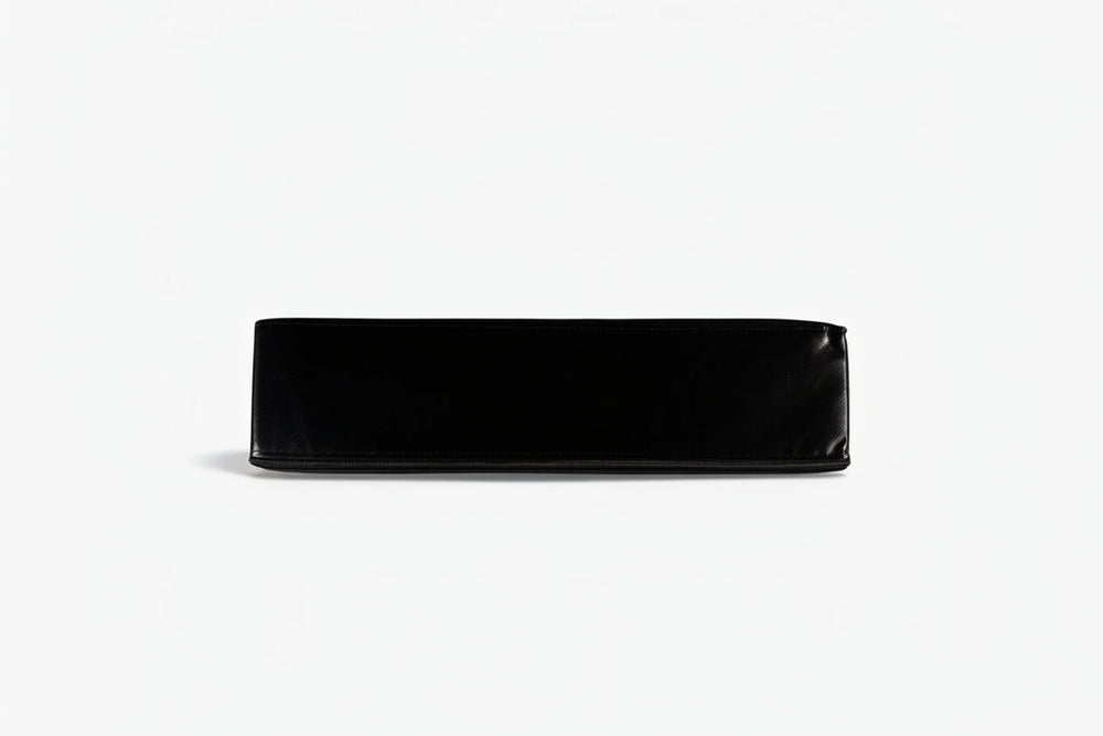 Black drop pad on a white background
