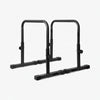 Black pull-up bar stand on a white background