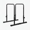 Black pull-up bar stand on a white background