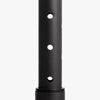 Adjustment holes for dip bars on a white background
