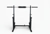 Black squat pad on a barbell loaded onto a gym machine