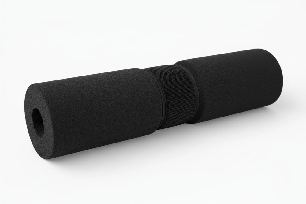 Barbell squat pad on a white background