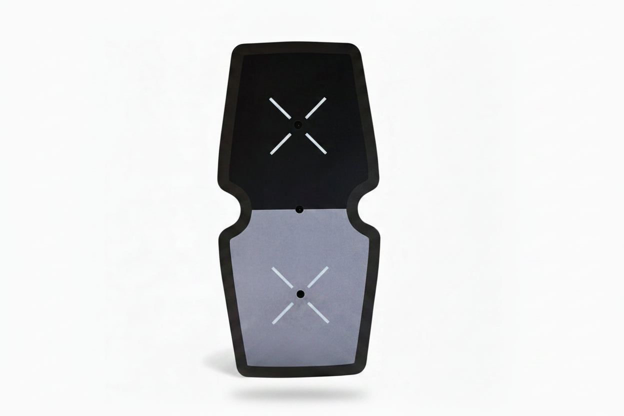 Black and gray slam ball target on a white background Main image