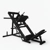Black gym machine on a white background
