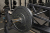 Weight loaded chest press machine in a commercial gym setting