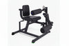 Semi-commercial leg extension and hamstring curl machine on a white background