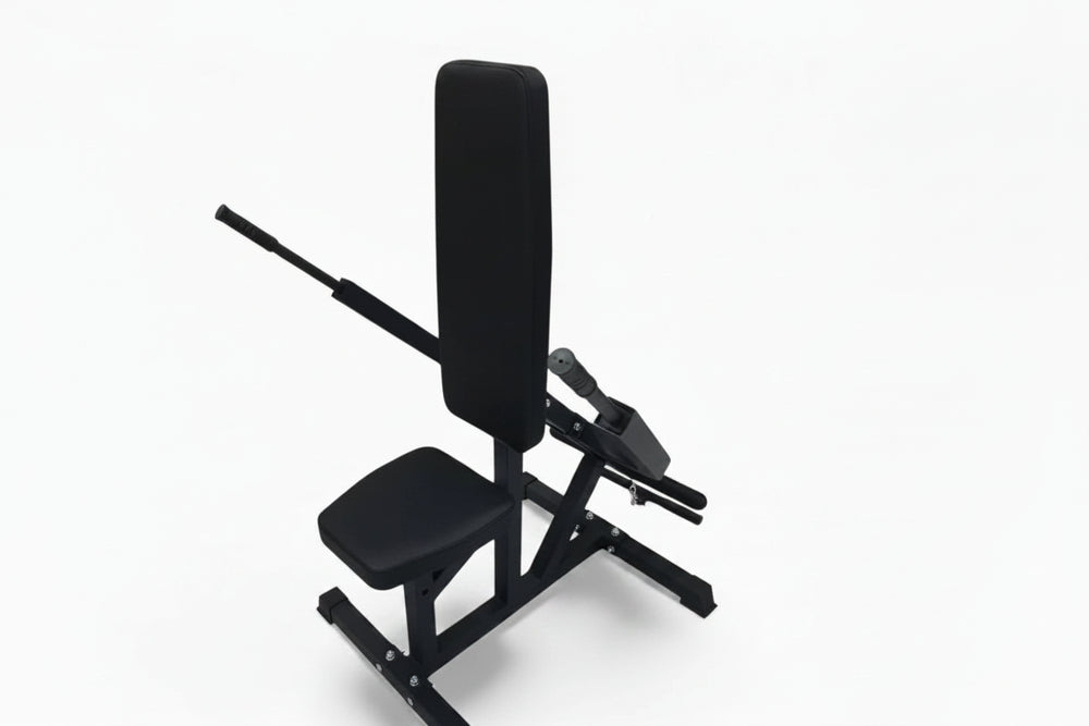Black dip machine on a white background