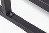 Metal frame on a white background