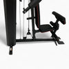 Black gym machine on a white background