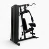 Black gym machine on a white background
