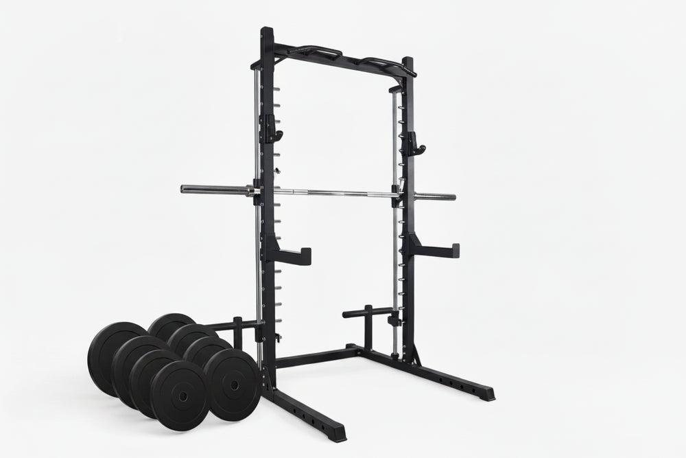 All in one workout machine for commercial gym with set of 8 weight plates