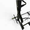Black smith machine with attached bar on a white background