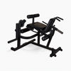 Back angle view of commercial Leg Extension and Curl Machine on a white background