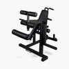 Leg extension and curl machine for commercial and home gyms on a white background