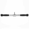 Straight bar cable machine attachment on a white background