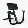 Black gym machine on a white background