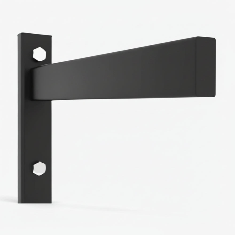 Close up of black steel frame