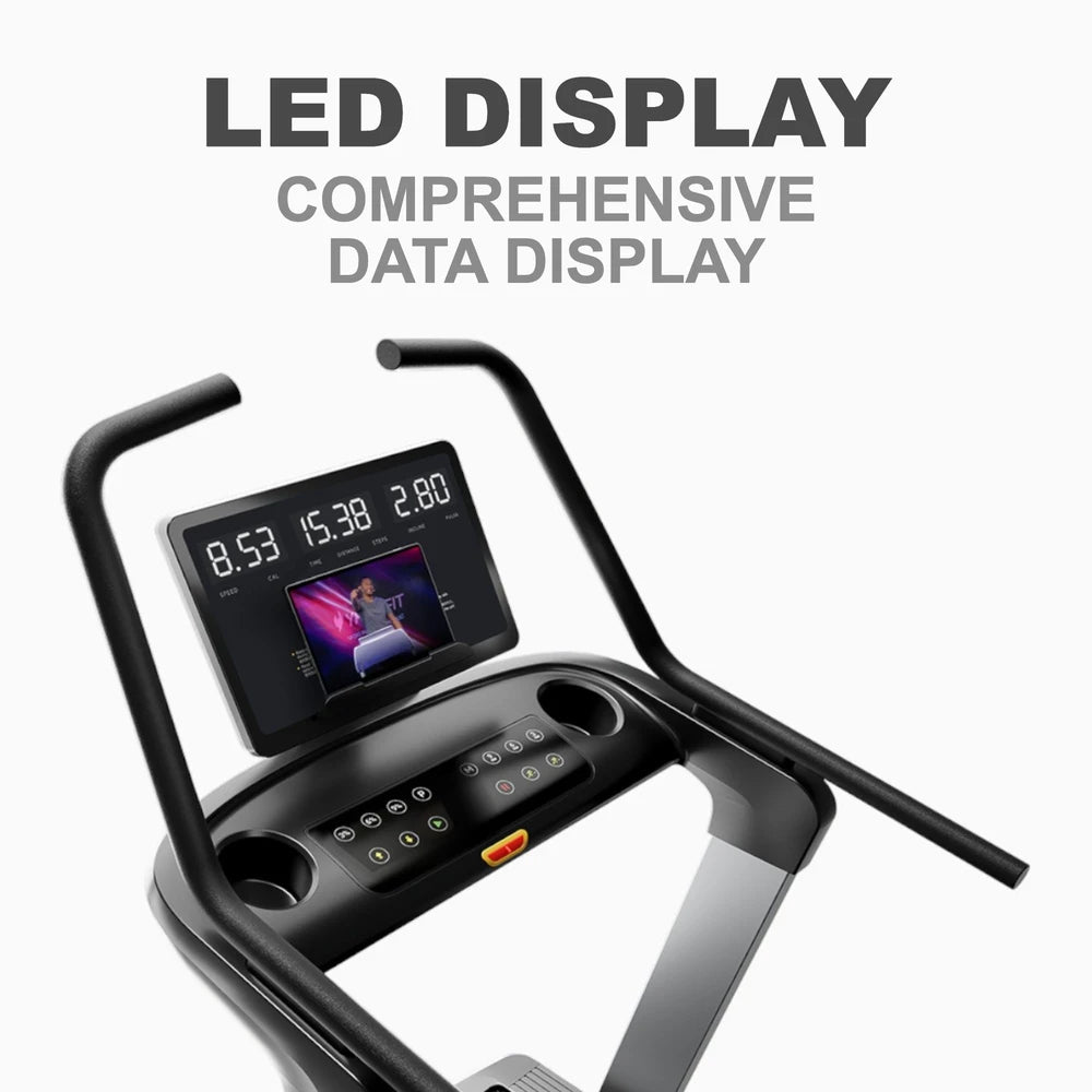 Picture showing led display and control panel for treadmill