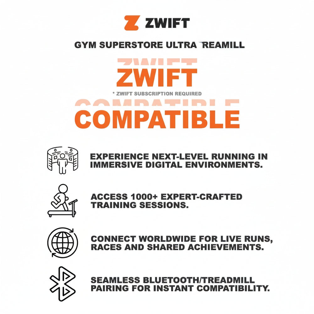 Detailed feature list of treadmill