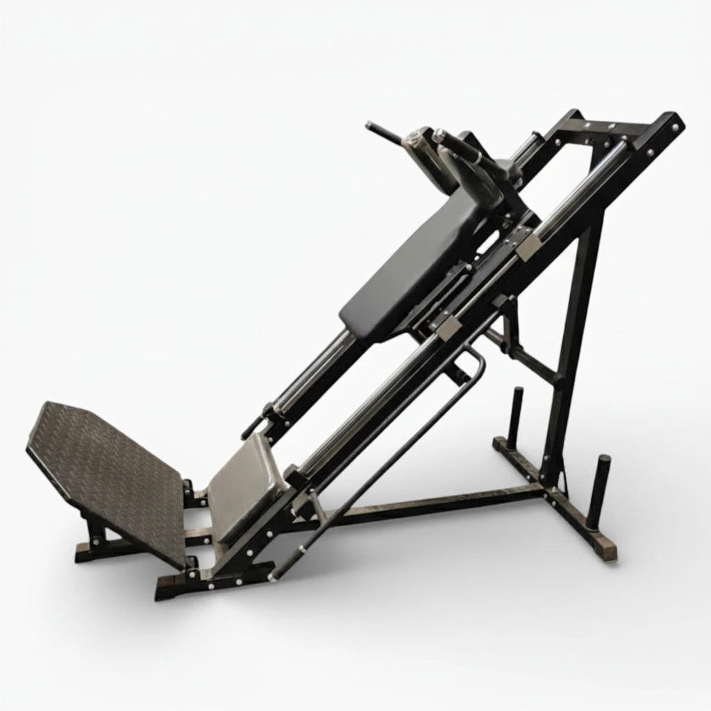 Leg press machine on a white background Main image