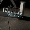 Adjustable weight bench on a dark background