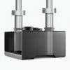 Gym equipment floor stand holder on a white background