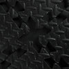 Close up of the black textured pattern on a black background