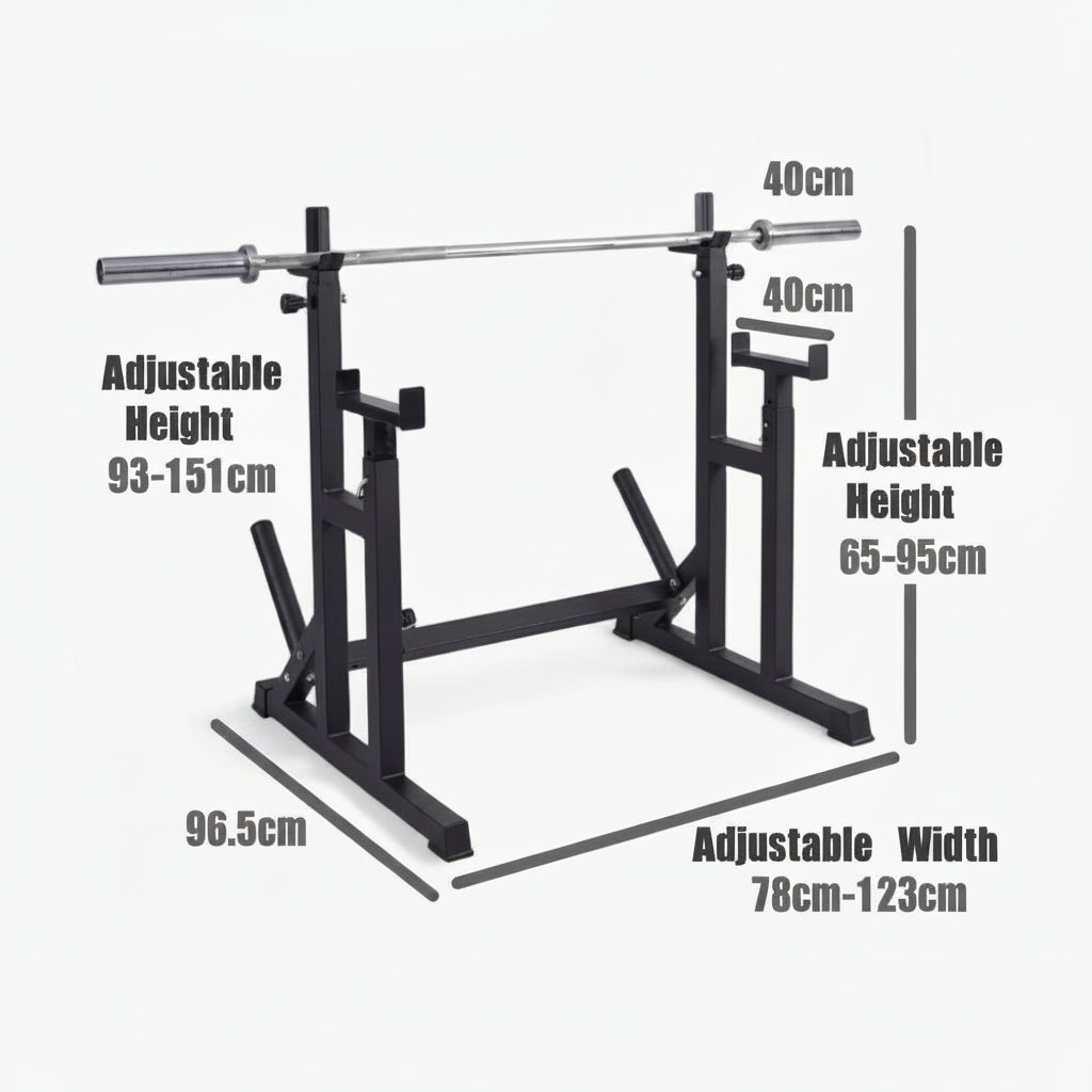GS Heavy Duty Adjustable Squat Rack 2.0 Secondary image
