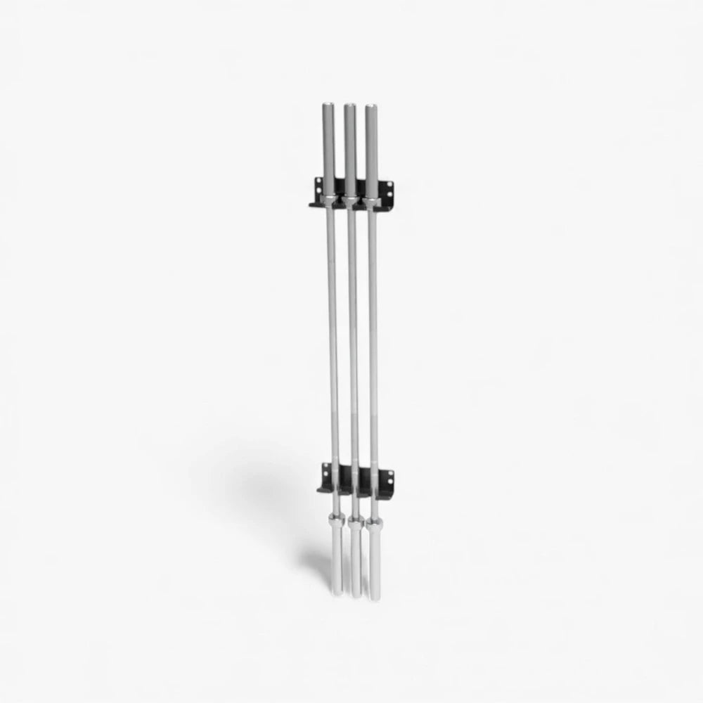 Metallic stand with multiple poles on a white background