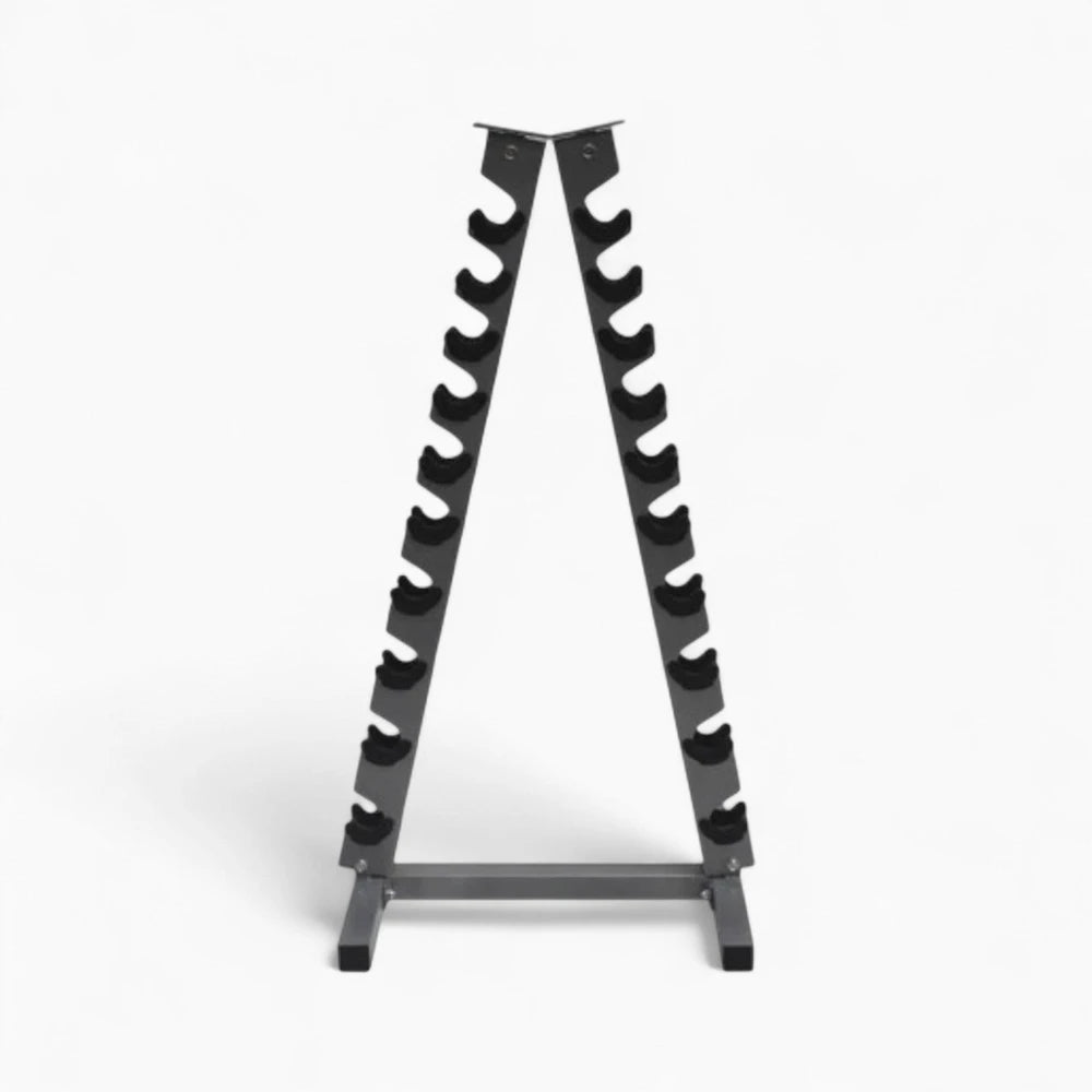 Black metal bottle rack on a white background